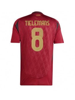 Belgien Youri Tielemans #8 Replika Hemmakläder EM 2024 Kortärmad